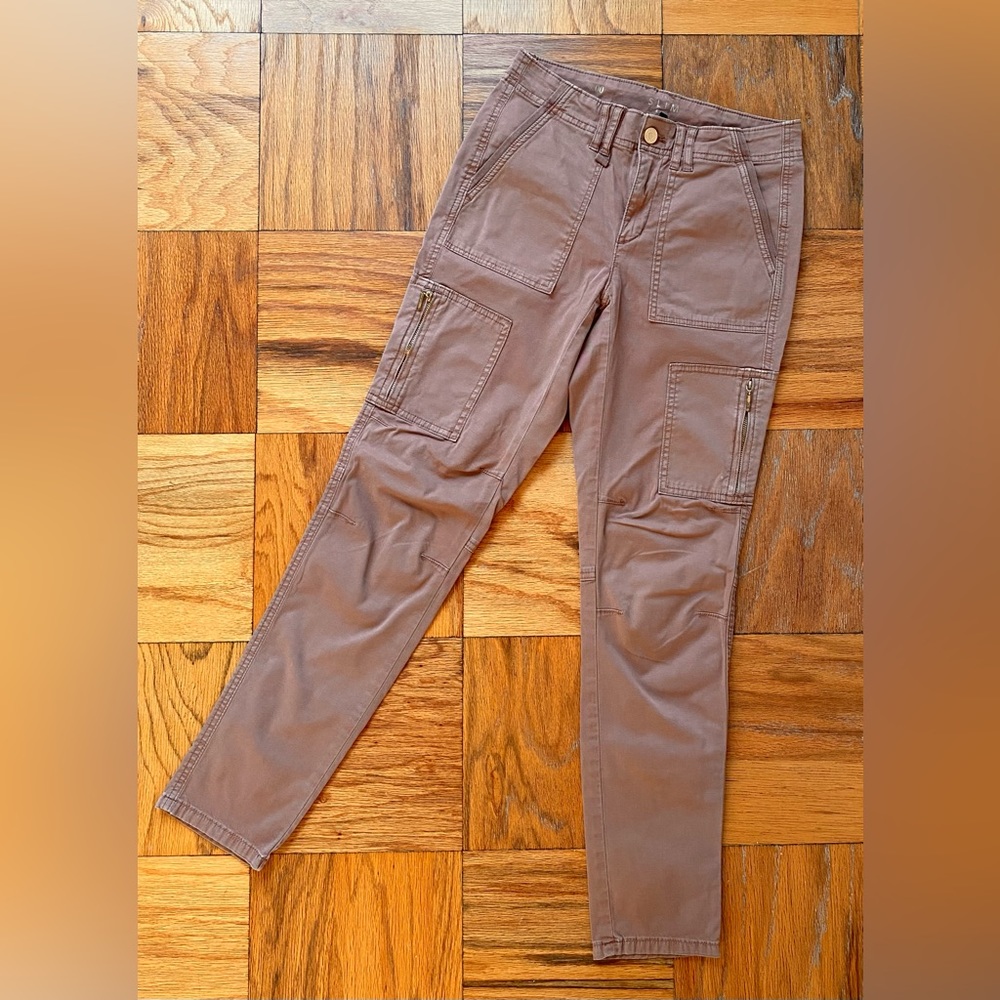 WHBM Dark Tan Slim Crop Jean Sz.00